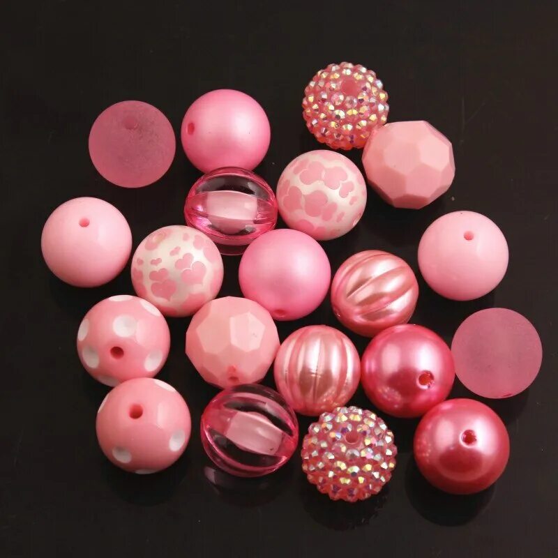 Крупные разноцветные бусы. Фарфоровые бусины. Крупные пластиковые бусины. Цветные бусины. Бусинка и бусы.