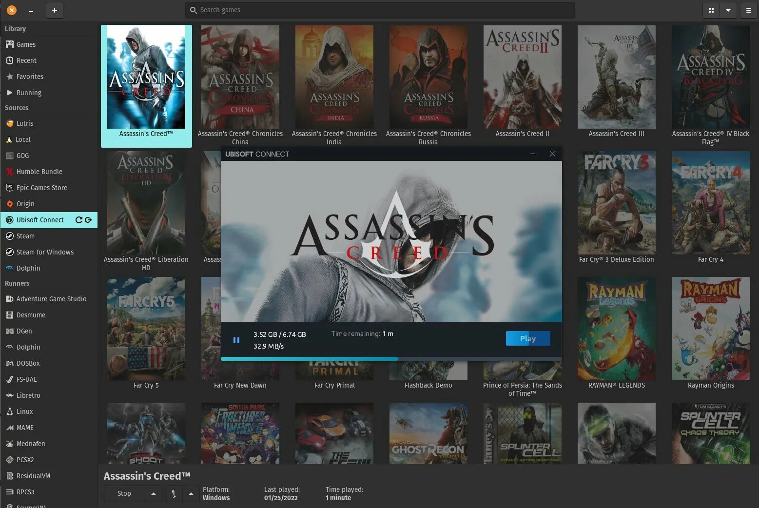 Ubisoft connect игры. Лаунчер Uplay. Lutris игры. Юбисофт гейм лаунчер. Ubisoft game launcher 2