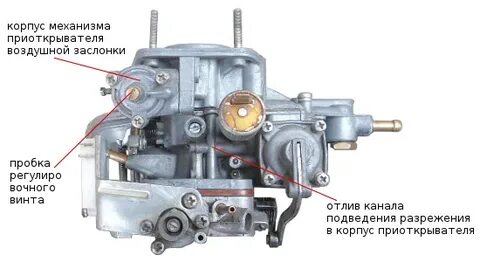 Устройство и регулировка карбюратора дааз