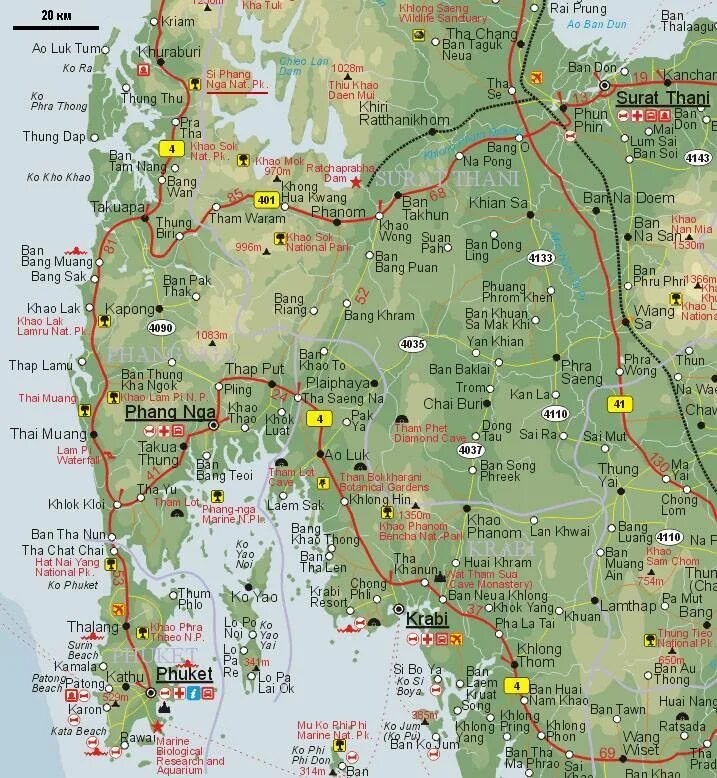 Као лак таиланд на карте. Туристическая карта каолак. Као лак на карте тайланда. Национальный парк кхао сок карта. Као лак пхукет на карте тайланда.