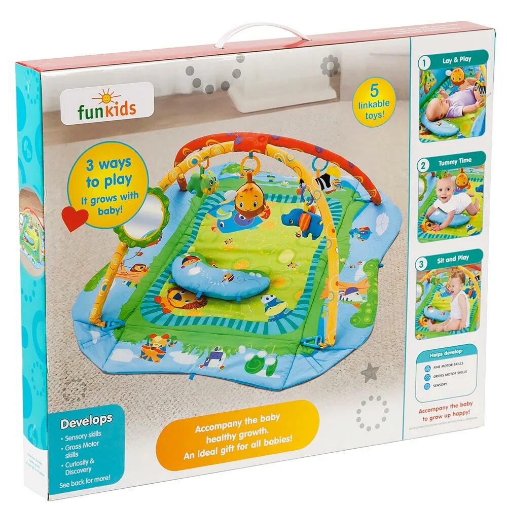 Развивающий коврик funkids lion gym. Funkids. Развивающий коврик funkids. Funkids. Развивающий коврик funkids happy folder gym.