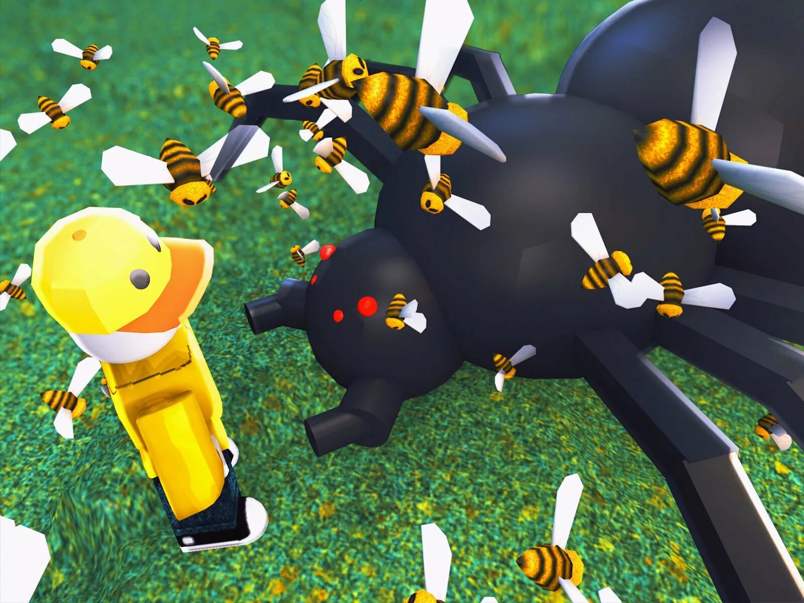 Бее сварм симулятор. Пчёлы Bee Swarm Simulator. Bee Simulator Roblox. Пчелы РОБЛОКС.