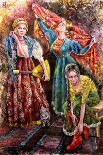 Женщина пав