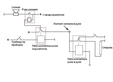 Электрическая схема подогрева