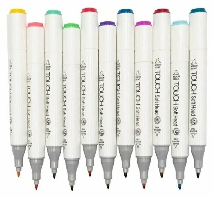 перьевые фломастеры. Brushmarker r665. гелевая ручка для рисования. Twin marker 60 цветов. маркеры для графики.