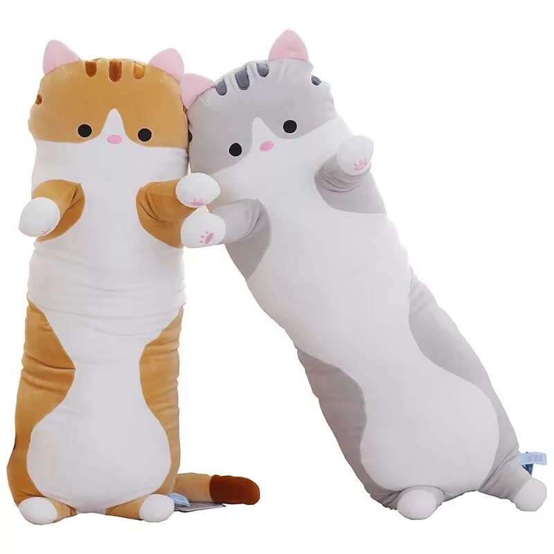 Кошка мягкая длинная. Подушка обнимашка кот батон. Кот батон мягкая игрушка 110 см. Мягкая игрушка Milli Mix обнимашка. Кот батон 150 см.