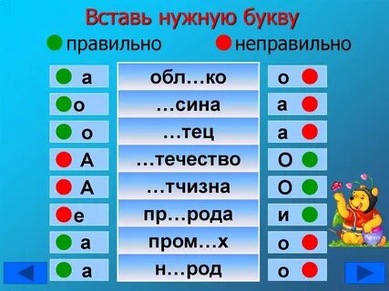 Укажите правильную букву в е д