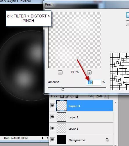 Фильтр искажение. Distort Filter. Distort Ripple в фотошопе на русском. Distort ► Pinch.