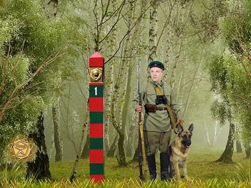 Фоторамка пограничника