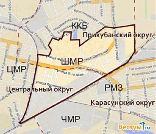 Карасунский округ краснодара улицы. Карта Краснодара с районами и микрорайонами. Карта центрального округа Краснодара. Район рип Краснодар. Центральный округ Краснодар.