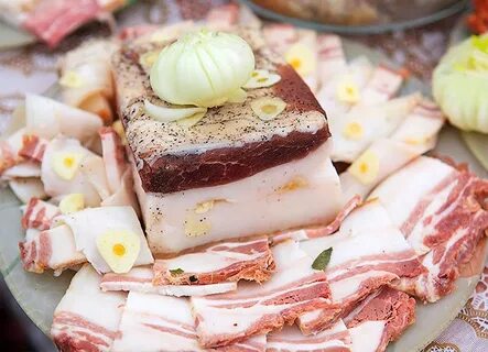 Вкусный способ засолки сала