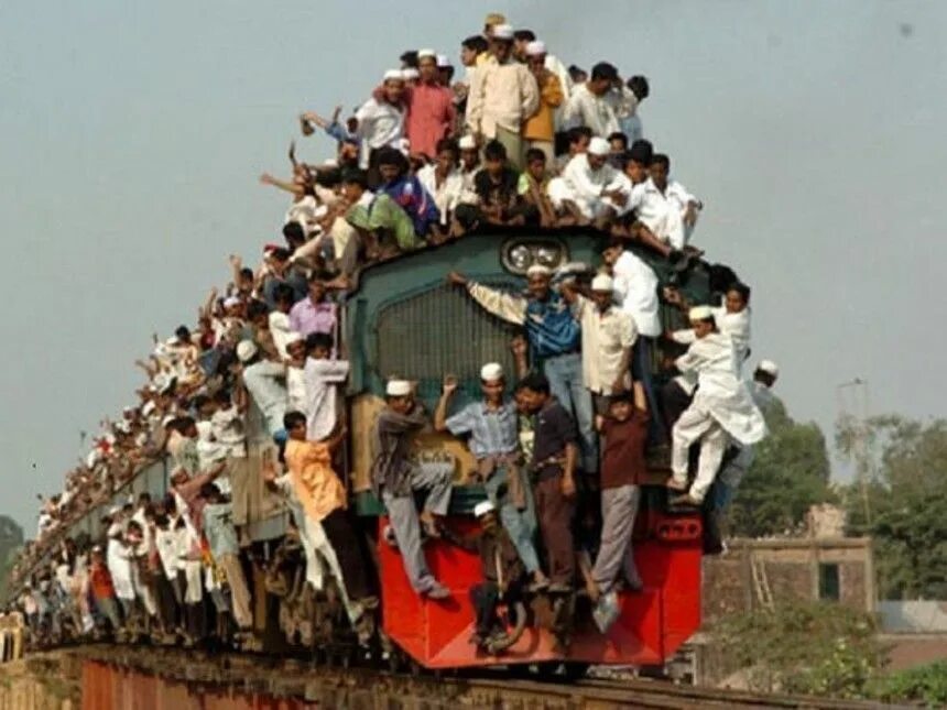 A train is slower than a