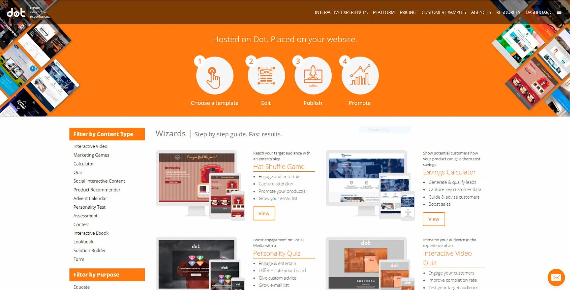 Interactive content. Interactive content