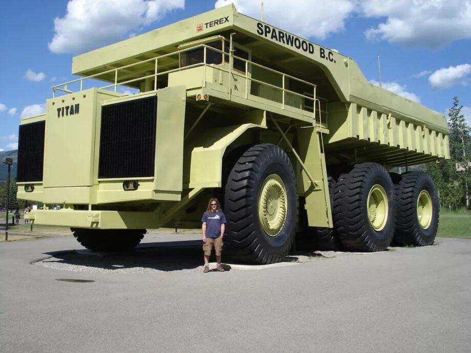 Самая большая машина фото. Terex 33-19 Titan. Самосвал Terex MT 6300ac. Bucyrus mt6300ac. БЕЛАЗ 75318.