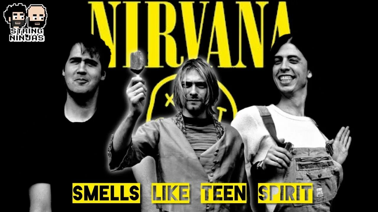 Песня smells like. Nirvana teen Spirit. Smells like teen Spirit оригинал. Nirvana - smells like teen Spirit Acoustic. Smells like teen Spirit трибьют.