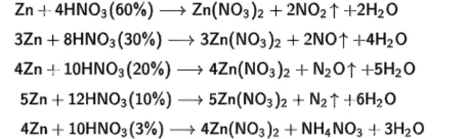 Zn n2 реакция. Взаимодействие цинка с азотной кислотой. Взаимодействие цинка с разбавленной азотной кислотой. Взаимодействие цинка с концентрированной азотной кислотой. ZN+hno3 ОВР.