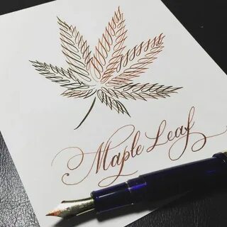 Каллиграфия перьевой