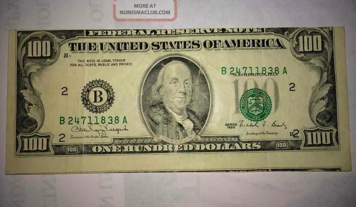 Подлинность 100 долларовой купюры. 100 долларов сша признаки подлинности. проверить 100 долларов на подлинность.