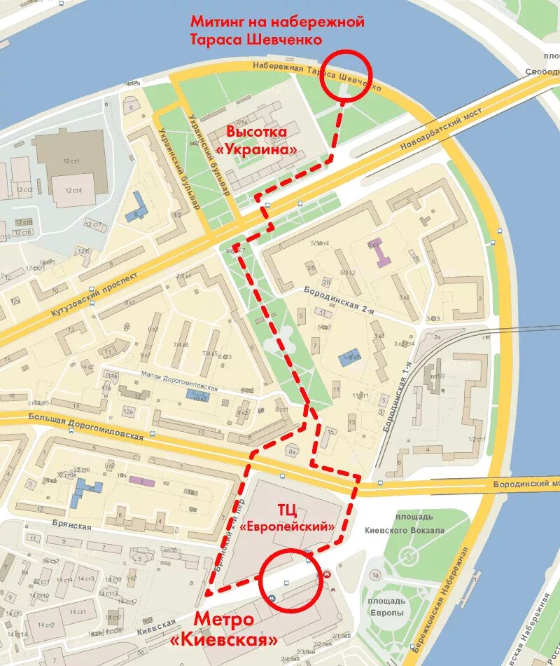 Как дойти от метро киевская. Набережная тараса шевченко метро.