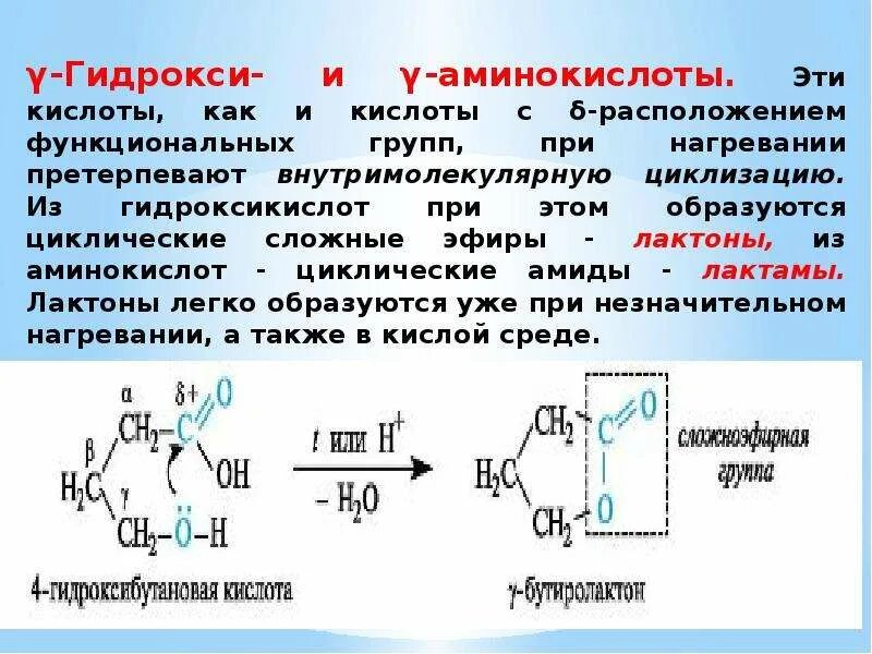 Аминокислоты полифункциональные соединения. Циклизация аминокислот при нагревании. Реакции циклизации гидрокси и аминокислот. Реакции циклизации аминокислот. Гидролиз лактида