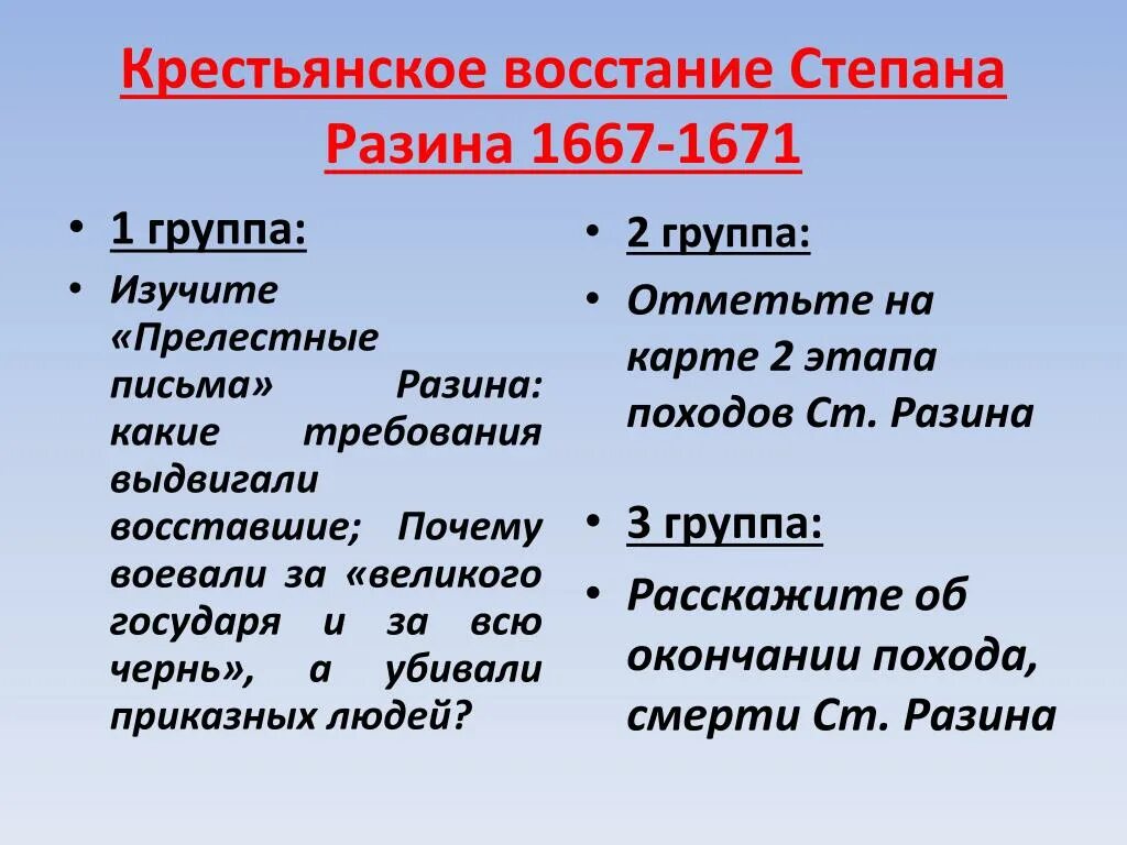 Восстание степана разина цель дата событие. Требования Восстания Степана Разина 1670-1671. Участники Восстания Степана Разина 1667-1671. Карта Восстания Степана Разина 1667-1671. Цели восстание Степана Разина 1667-1671.