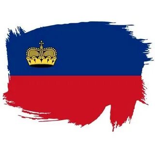Флаг лихтенштейна