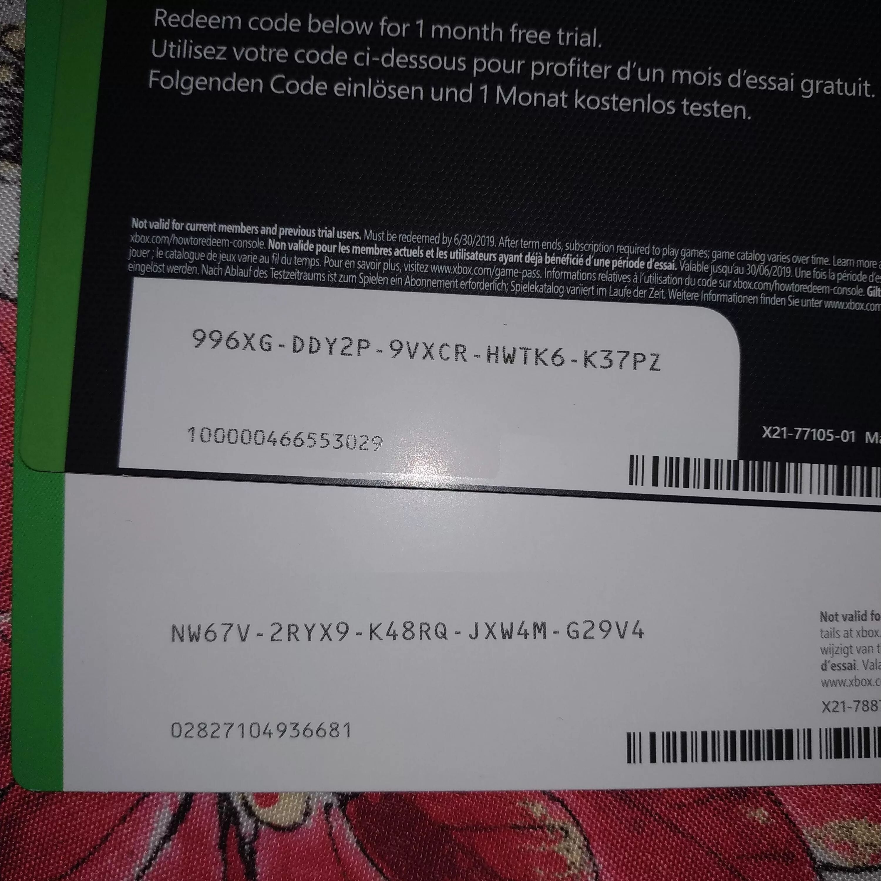 Xbox game pass redeem code. Xbox Live Gold Xbox 360 промокод. Серийный номер Xbox one. Код для Xbox one.