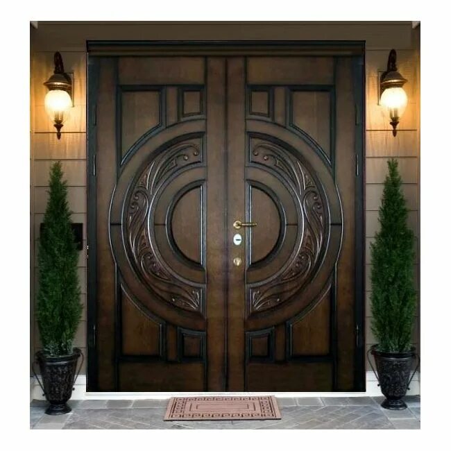 Большая железная дверь. Металлическая двустворчатая дверь уличная. Двери металлические входные уличные двустворчатые. Двери двухстворчатые входные 205х140. Двойная дверь входная.
