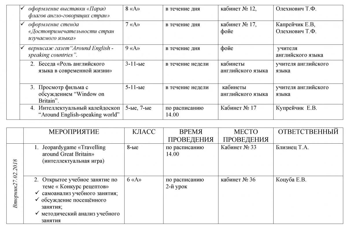 План недели английского языка. Мероприятия недели иностранных языков. план мероприятий неделя иностранного языка. план занятий по английскому языку на неделю.