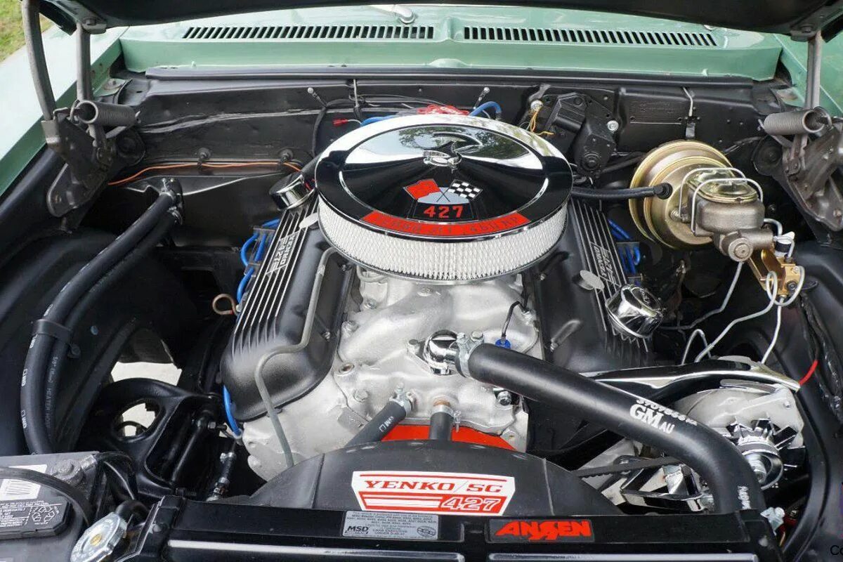 Автомобиль двигатель карбюратор. Chevrolet 427 engine. 427 Мотор Шевроле. 427 Биг блок. Шевроле Корвет мотор карбюратор.