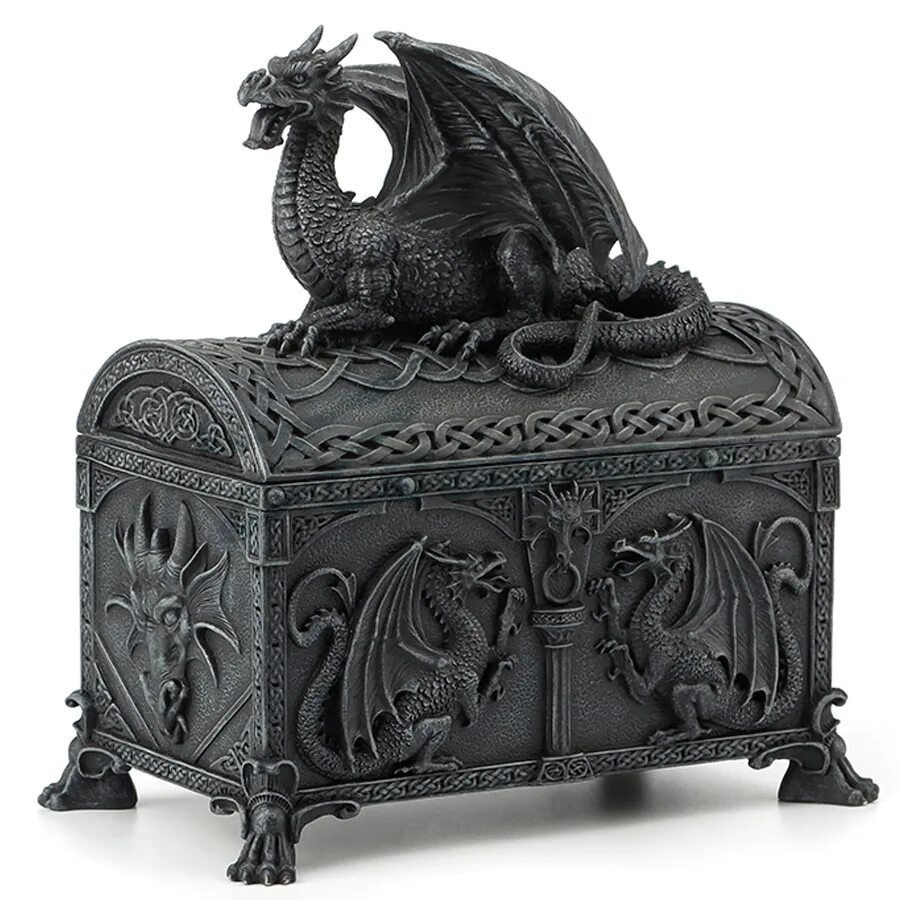 Сундук фэнтези. Сундук в готическом стиле. Сундучок с драконами. Шкатулка спящий дракон немезис. Сундук дракона.
