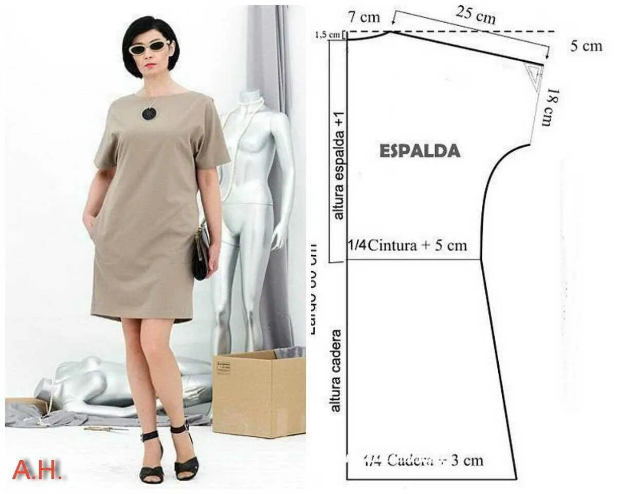 Выкройка прямого платья без рукавов 56 размера. Выкройка туники. Выкройки модных платьев. Выкройка простого платья. Платье бохо выкройка.