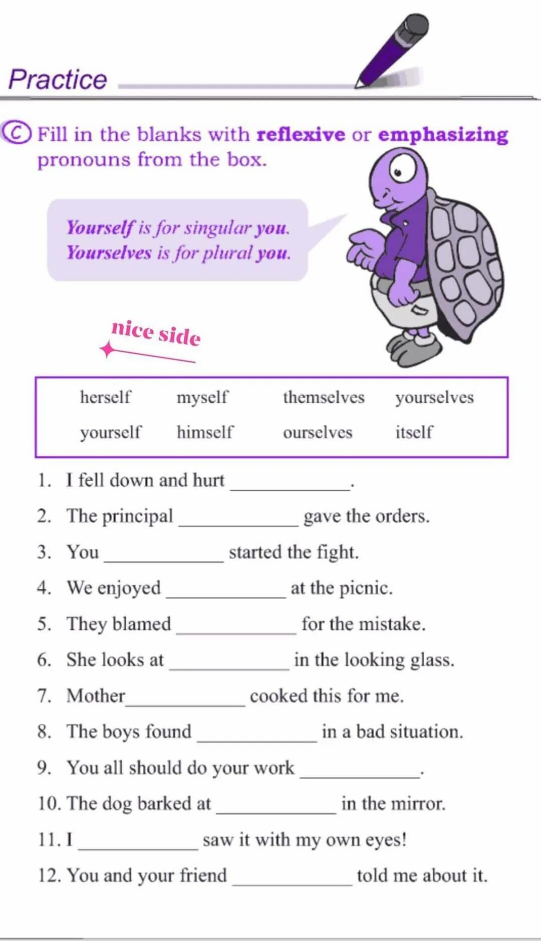 Complete with the correct reflexive pronoun. Возвратные местоимения worksheets. возвратные местоимения в английском worksheets. возвратные местоимения в английском упражнения. reflexive pronouns в английском языке worksheets.