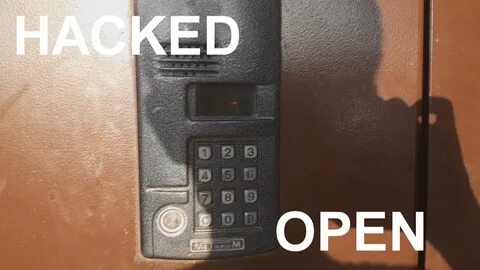 Открытие домофонов метаком