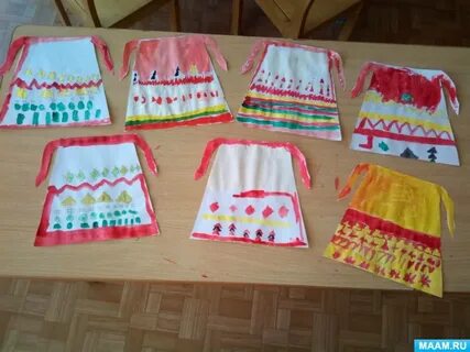 Рисование полотенце младшая