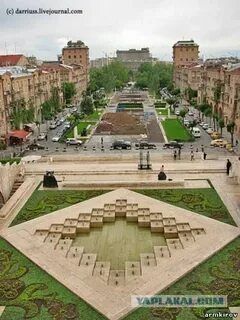Ереван каскад карта