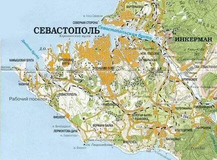 Местонахождения севастополя