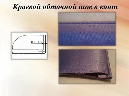 Обтачной шов