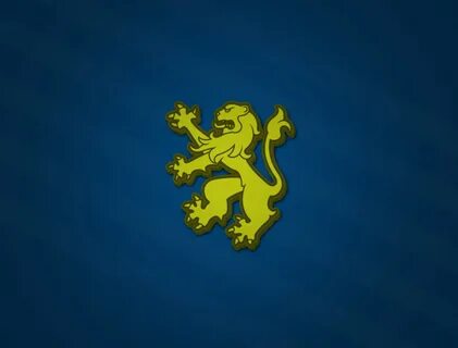 Флаг лев желтый