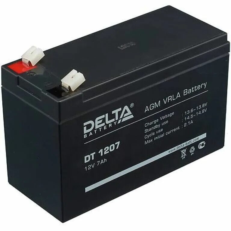 Delta DT 1207 (12v / 7ah). Аккумулятор Delta DT 1207. Аккумулятор Delta DT 1207 (12v 7ah). DT 1207 Delta аккумуляторная батарея.