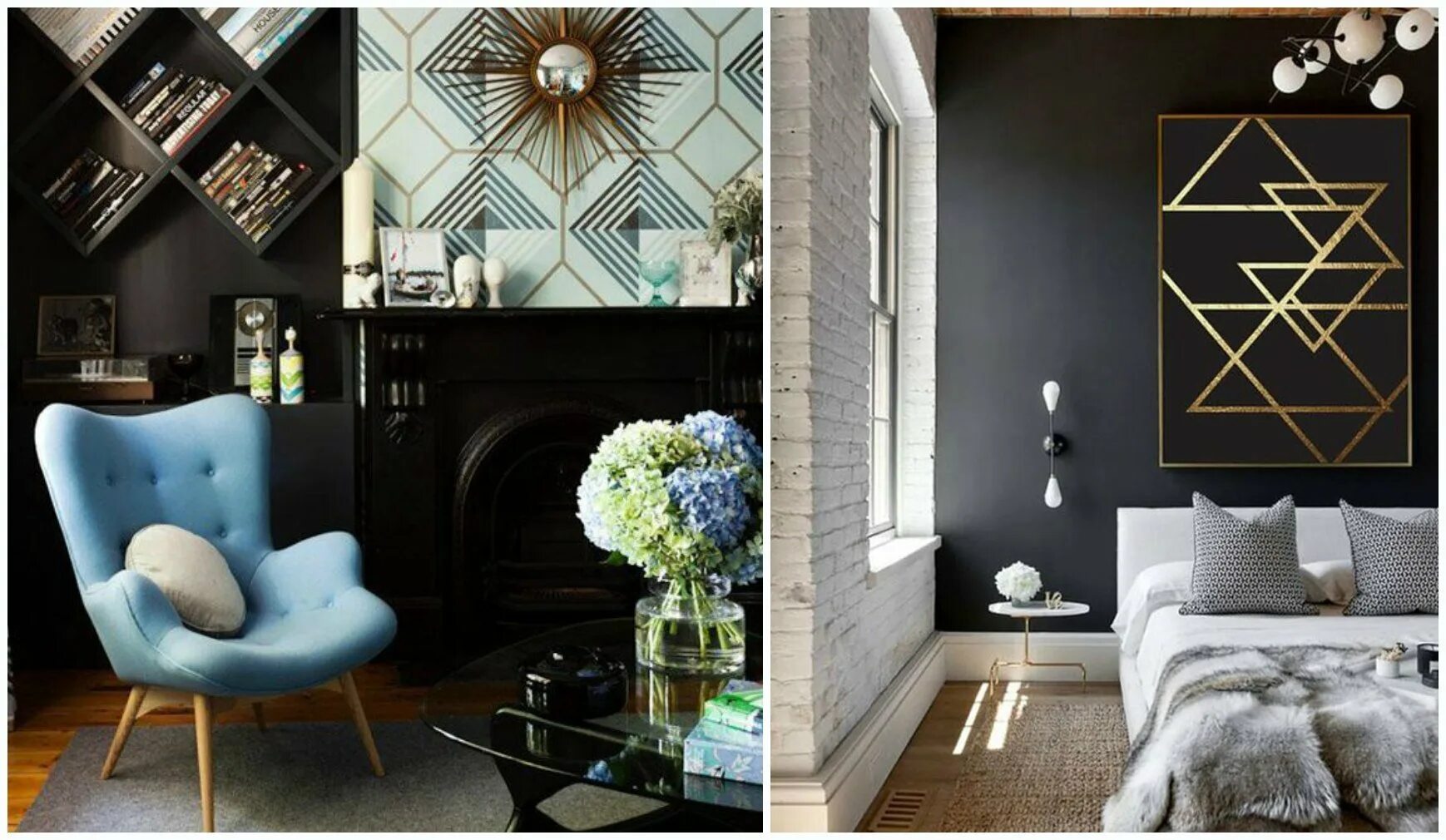 20 Bold Art- Deco Inspired Living Room Designs Arredamento, Arredamento casa, St
