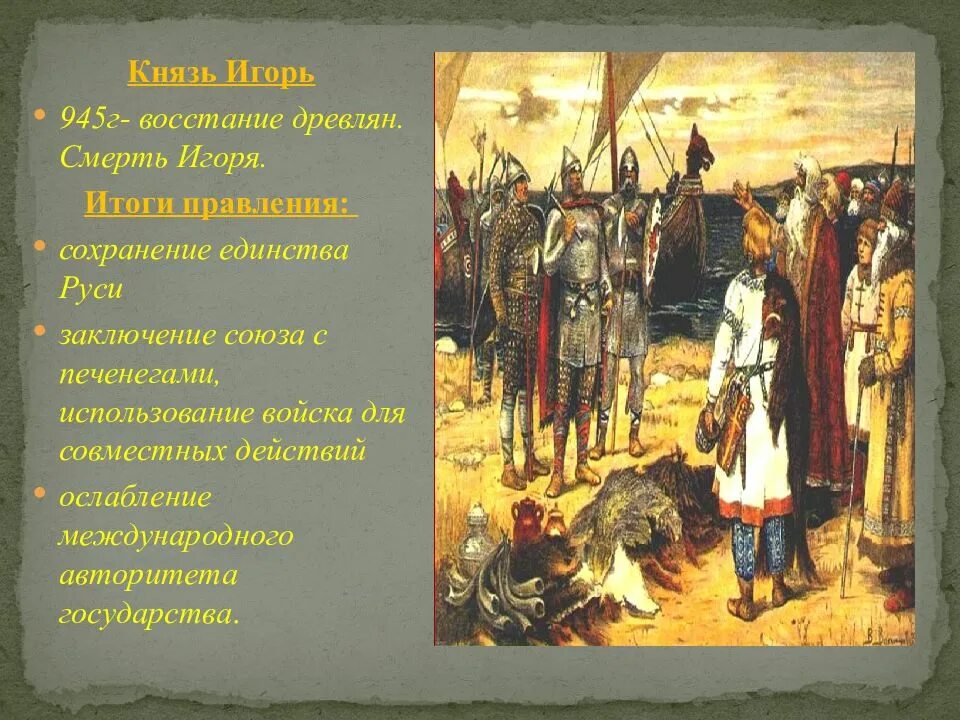 945 год в русской истории. Восстание 945. Восстание древлян в 945. 945 г. Игорь рюрикович в живописи.