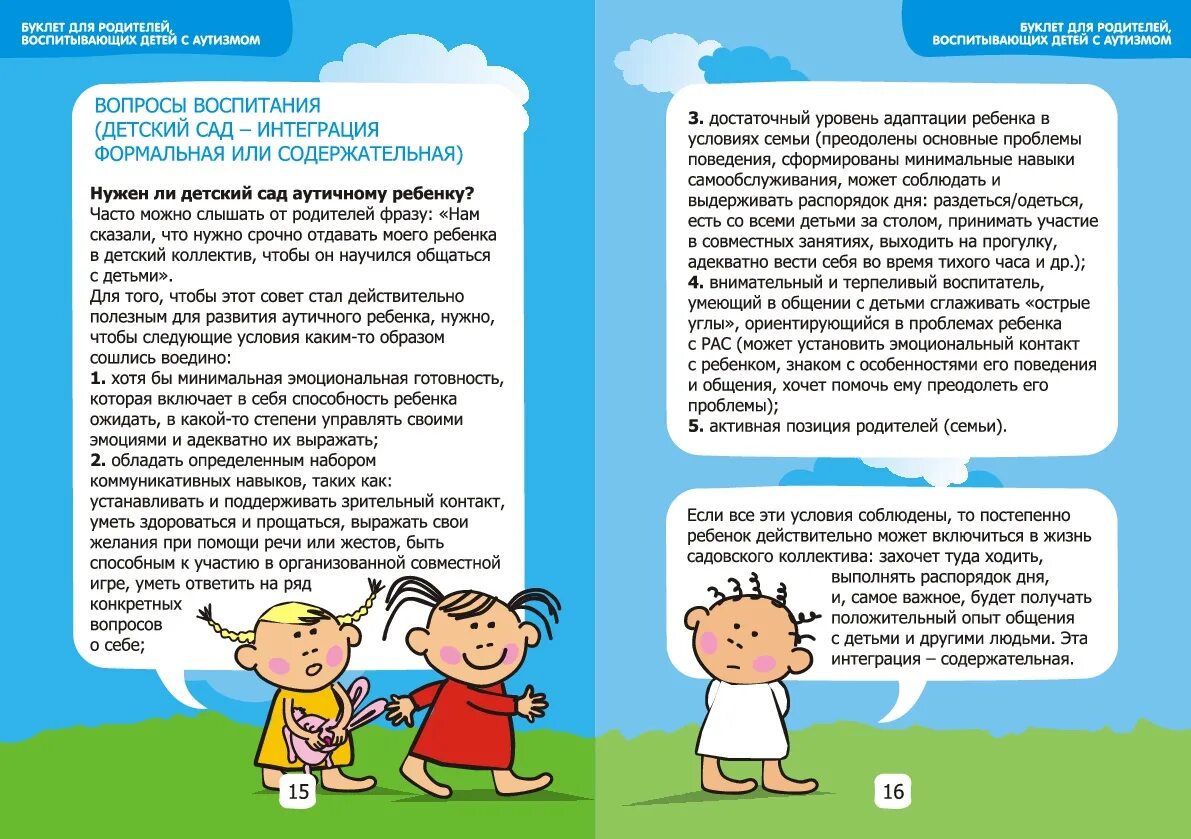 Вопросы воспитания в детском саду