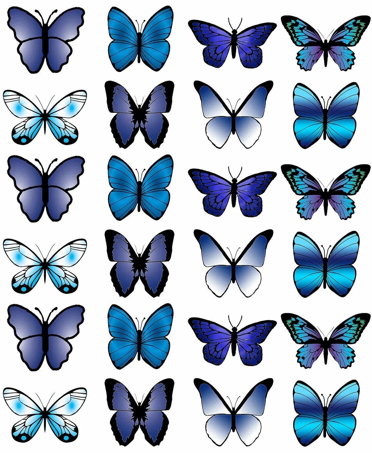 Синие картинки распечатать. Бабочки для печати. Торт «бабочки». Синие бабочки для печати. Голубые бабочки для печати.