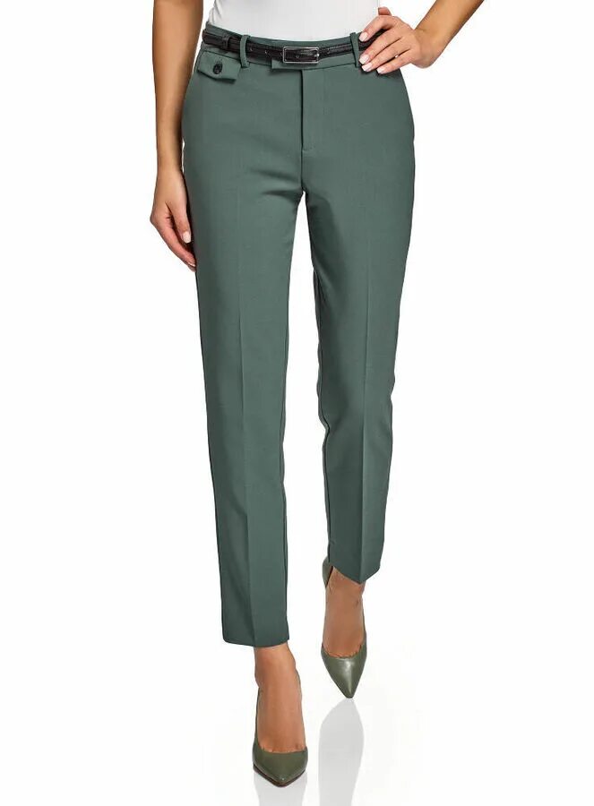 Купить зеленые штаны. Брюки Оджи зеленые. Оджи брюки женские. Oodji брюки женские зеленые. Урюк зеленый.