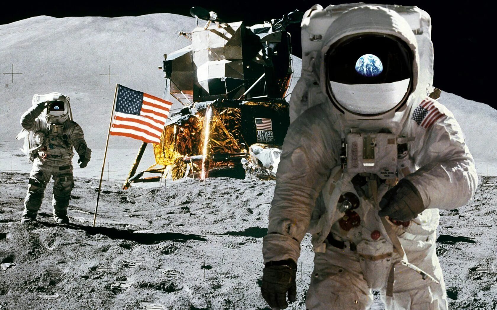 Сколько американцев было в космосе. Космонавт на Луне. Полёт человека на луну (США, 1969 год). Астронавты США на Луне. Миссия Аполлон 11.