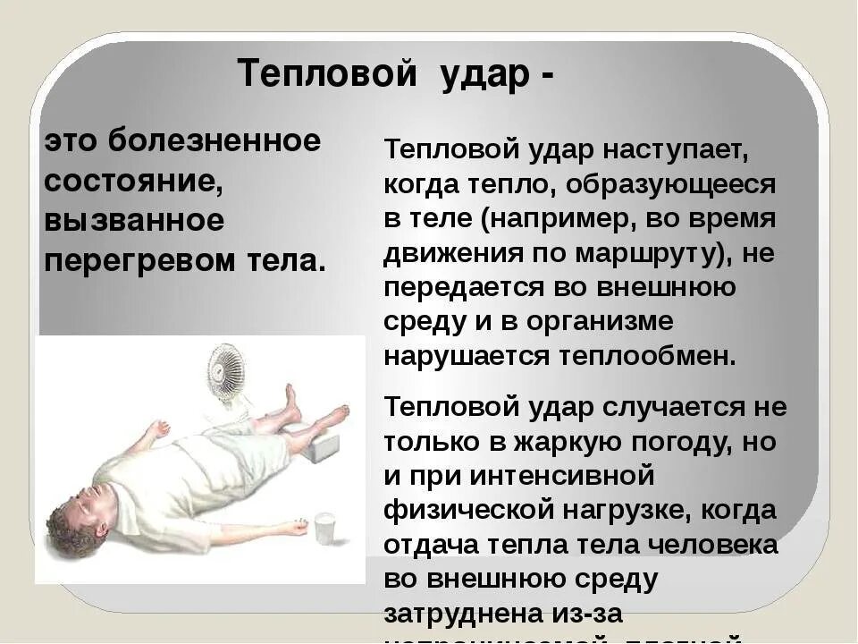 Ожоги теплового удара