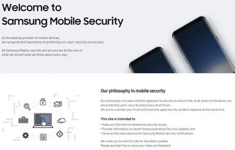 Samsung mobile device