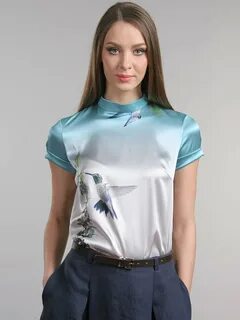 Блузки из натурального шелка