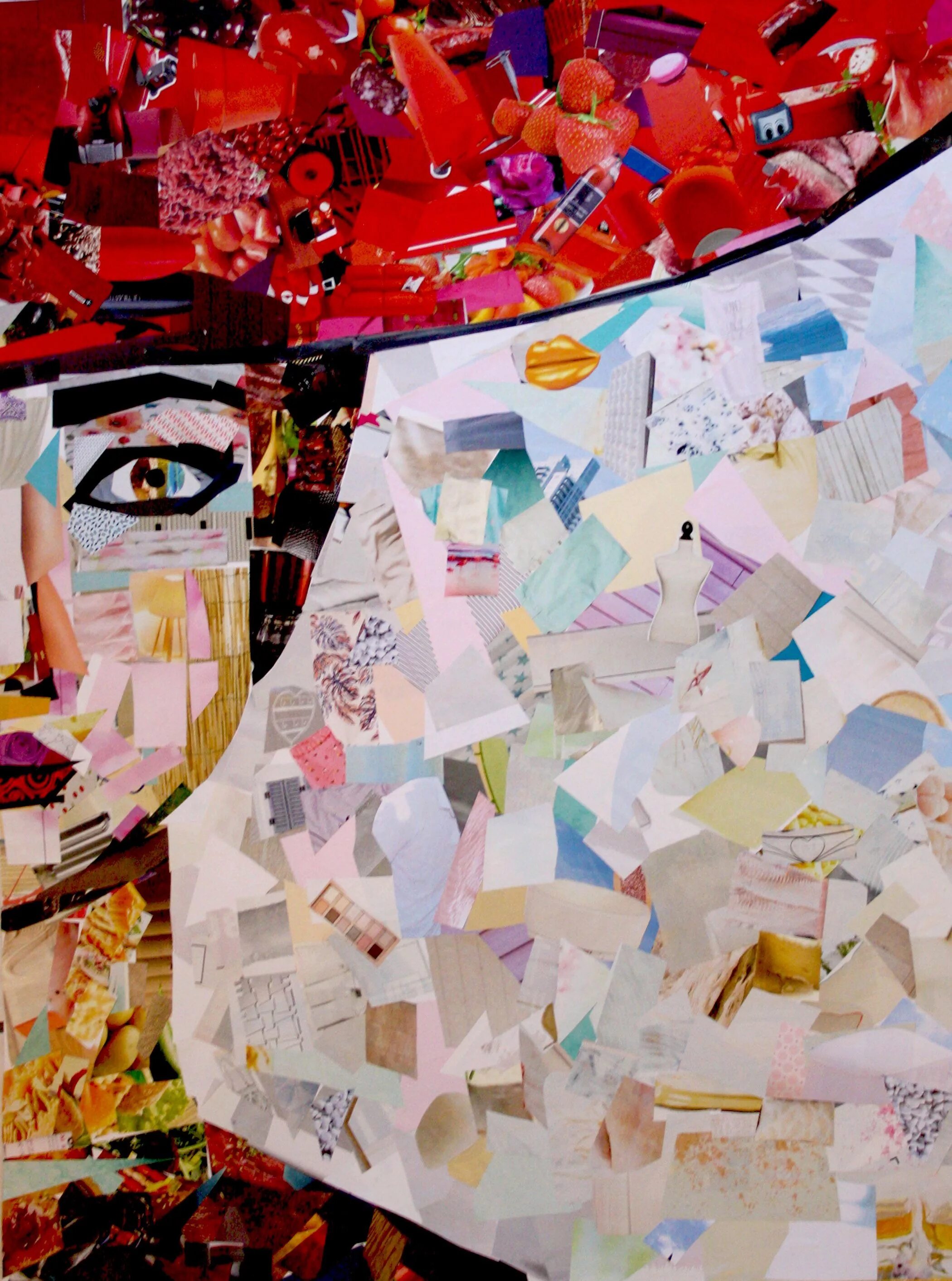 харис цевис художник. коллаж из вырезок. мозаика из журнальных вырезок. дерек горес коллажи. техника создания коллажа.